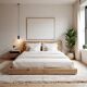 Tapis marocain blanc (200×300 cm)