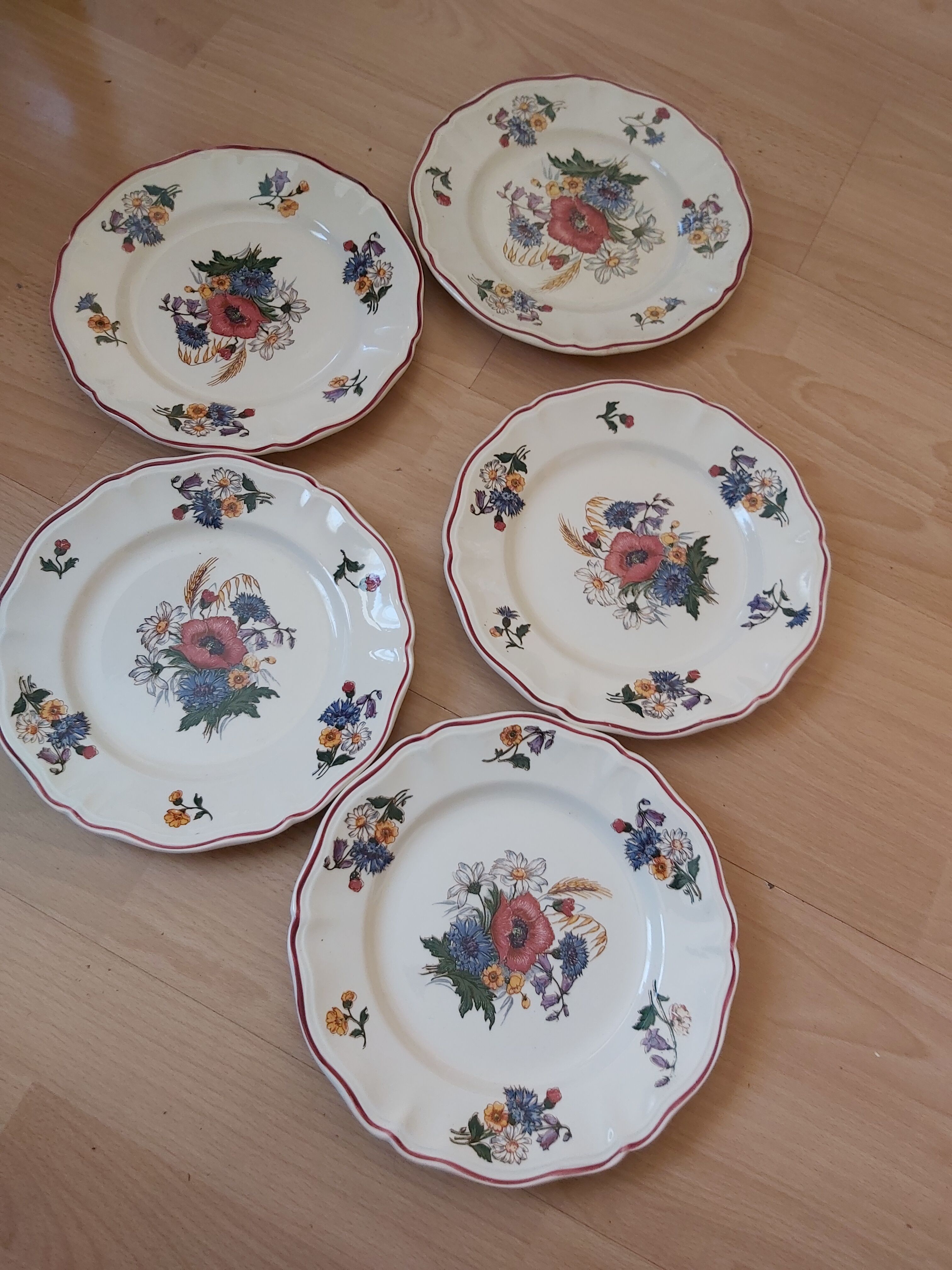 Assiettes alsaciennes creuses Agreste