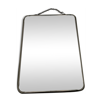 Miroir de barbier a chainette 18x24 cm