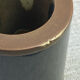Damascus brass candlestick by Dal Furlo