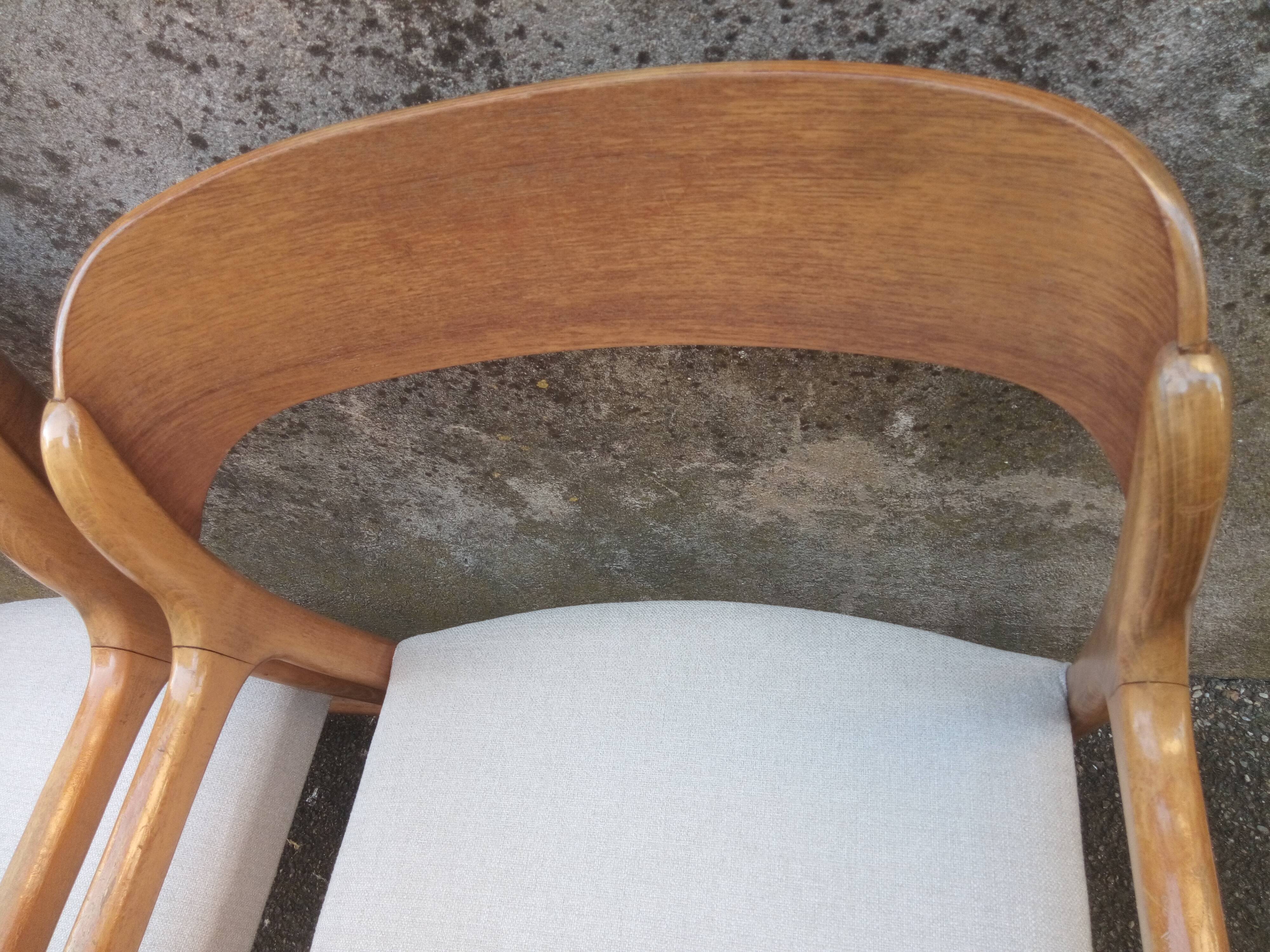 Pair of Baumann armchairs 1960