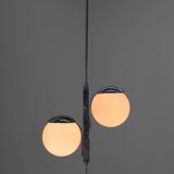 Art Deco Pink Pendant, 1930, Restored