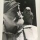 Portrait with parrot, eighties