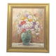 Oil on canvas bouquet of flowers signed Nicole Chalon