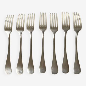 Fourchettes en métal argenté