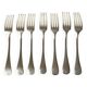 Silver-plated forks