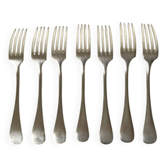 Silver-plated forks