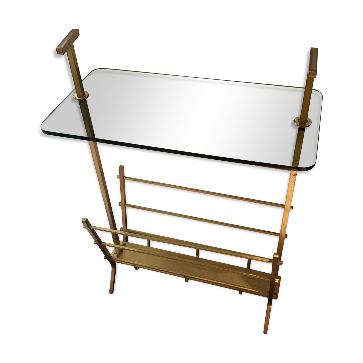 Brass art deco magazines