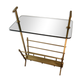 Brass art deco magazines