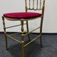 Vintage brass Chiavari chair