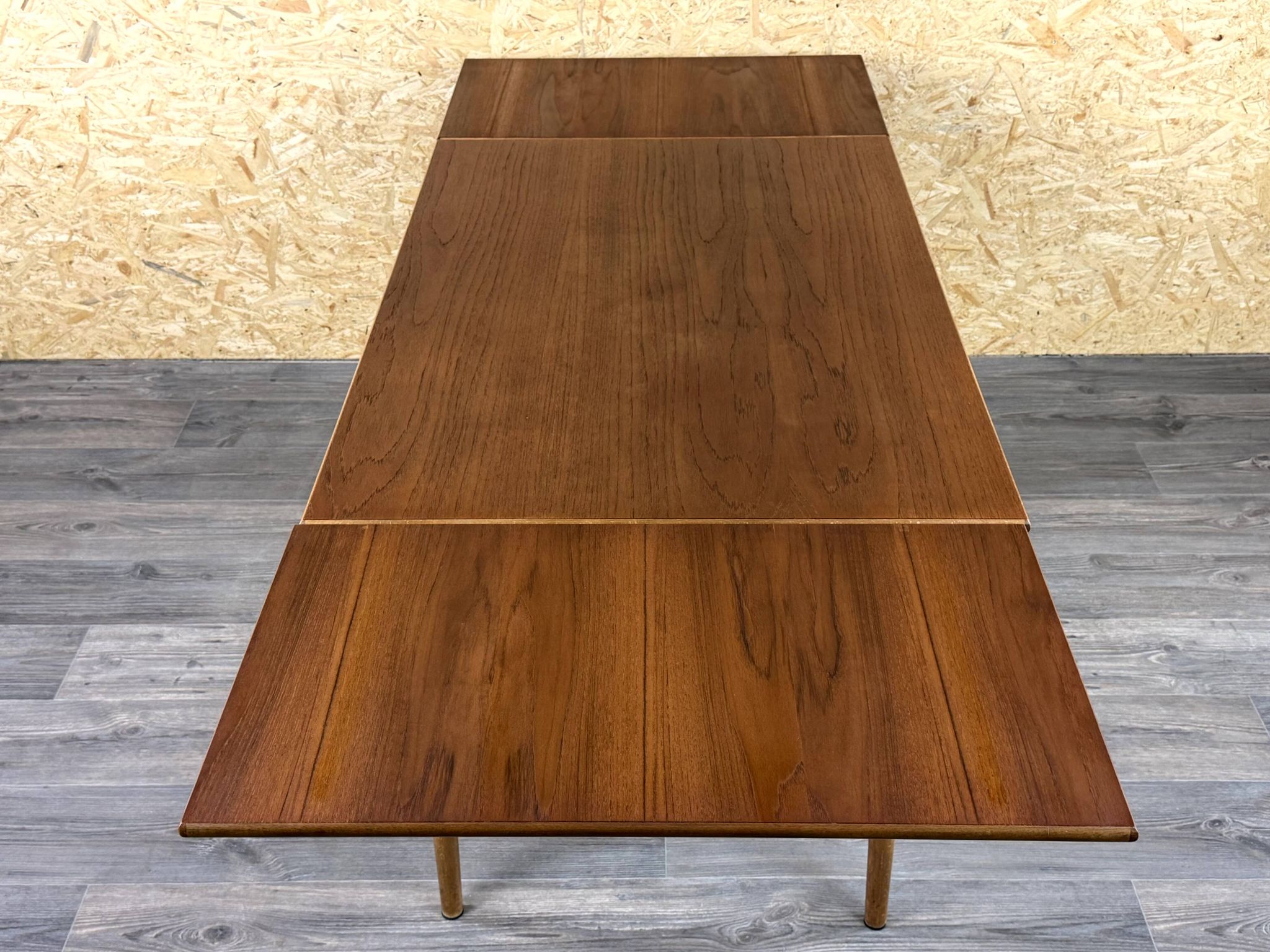 1960s 1970s Teak Dining Table Danish Modern Design Made in Denmark