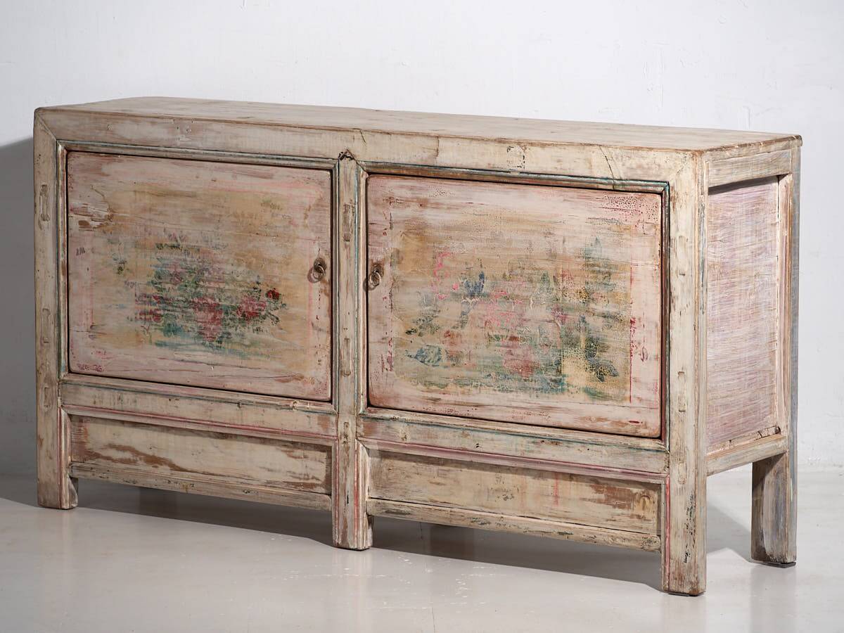 Old white wooden sideboard (circa 1870)