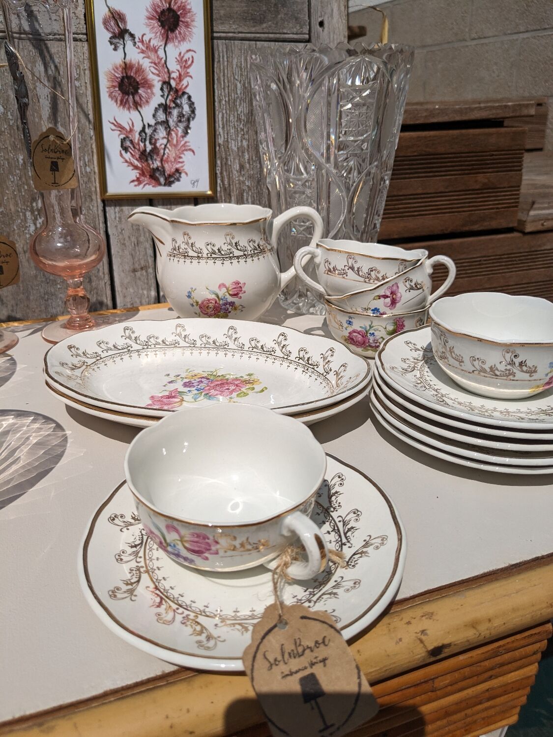 Coffee or tea service digoin sarreguemines