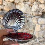 Butter dish/pocket tray • shell, vintage