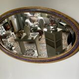 Art Deco oval mirror