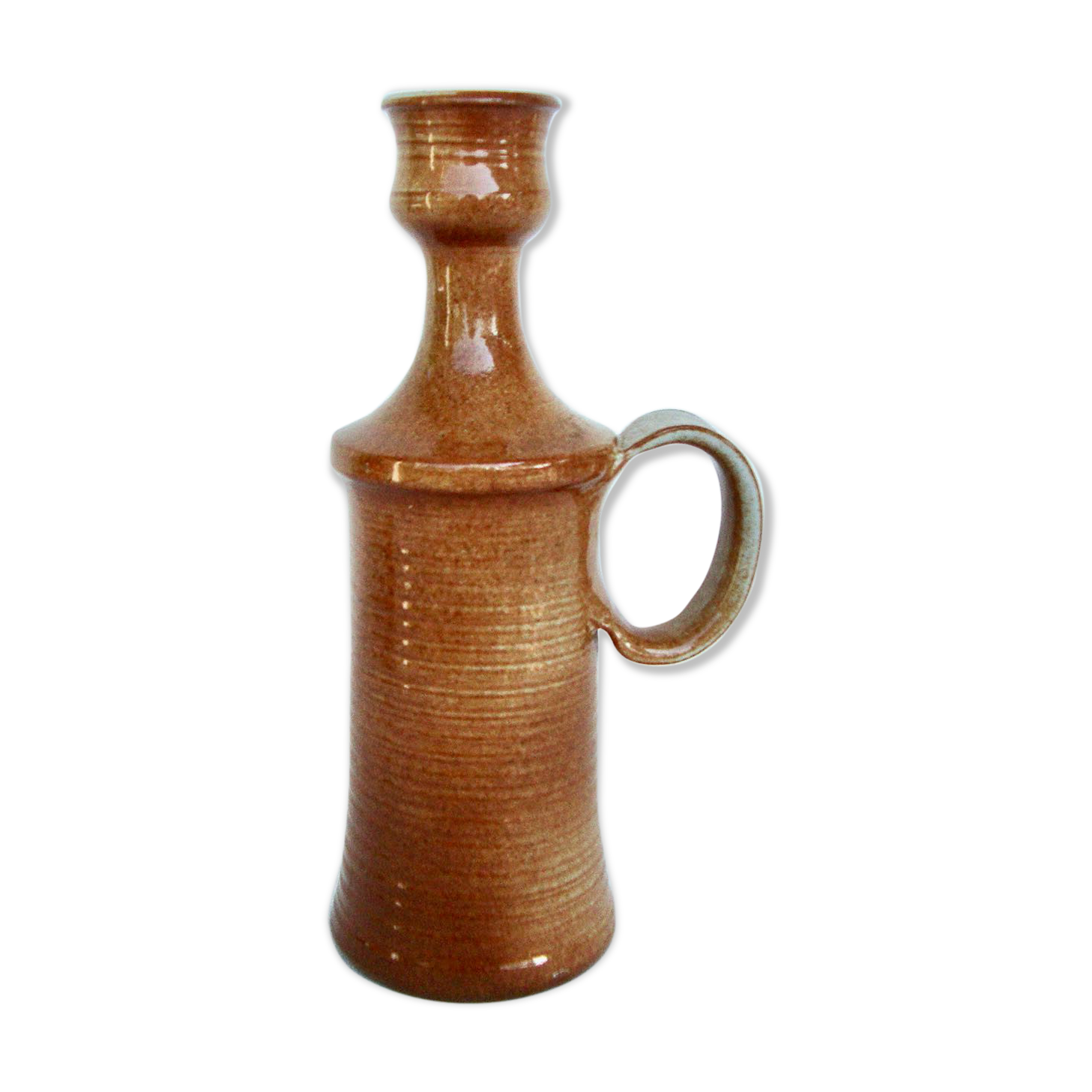 Bouteille pichet vintage en grès
