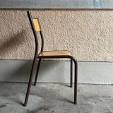 Chaise écolier vintage
