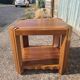Art Deco coffee table in solid walnut