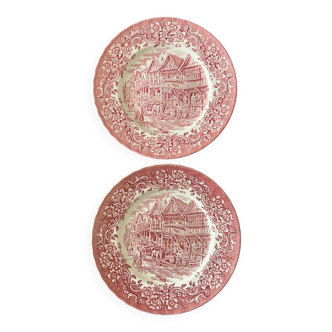 English ironstone plates