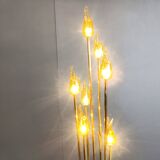 Murano glass leaf Floor Lamp, 1980s