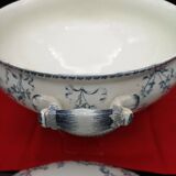 Earthenware soup saarland Sarreguemines Mozart model