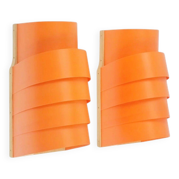 Scandinavian Wall Lights by Hans-Agne Jakobsson for Ellysett, Sweden, 1970s