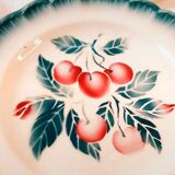 Badonviller ''Bouquet of cherries'' dessert plates