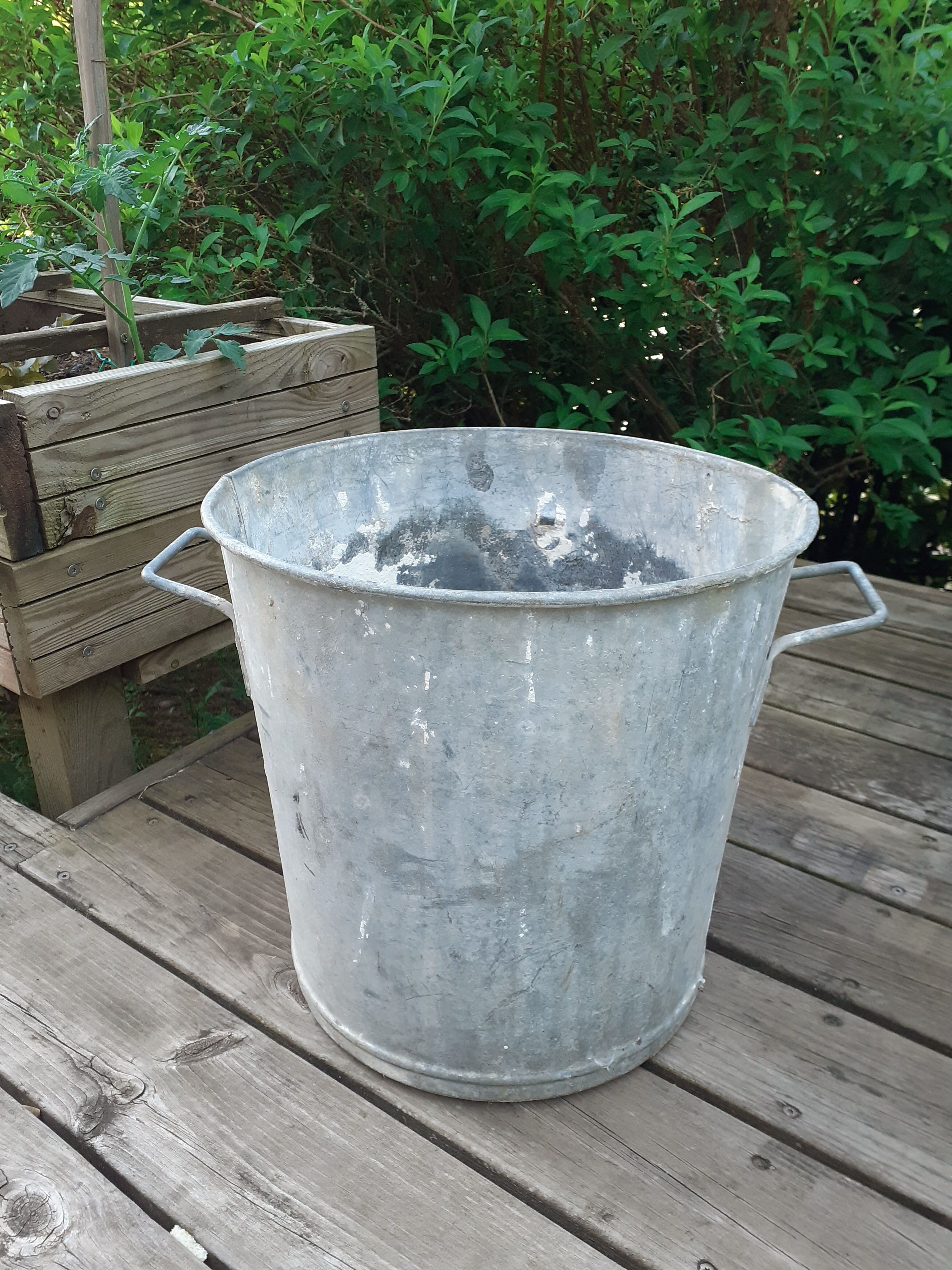Vintage zinc bucket