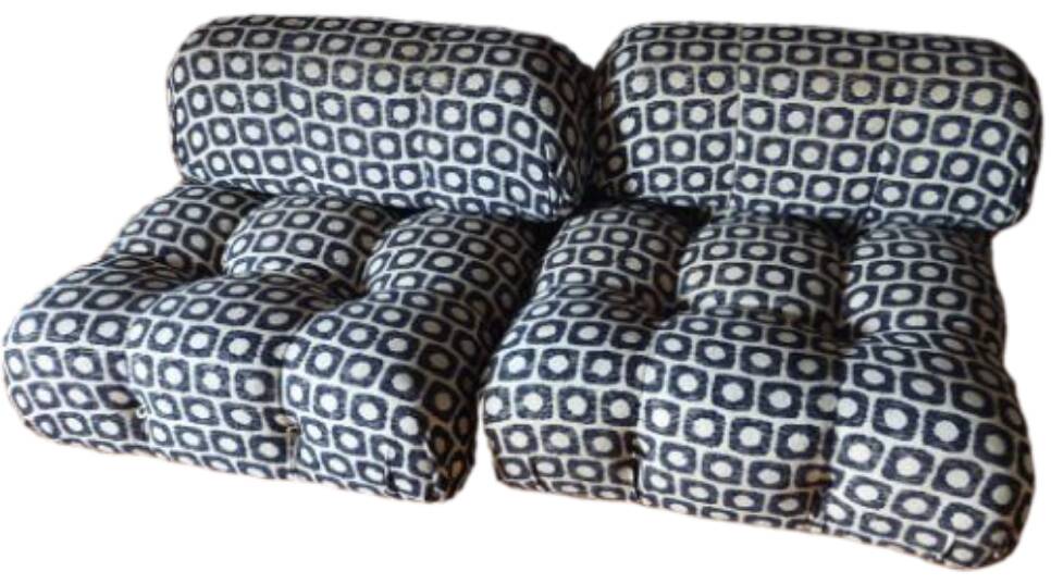 Pair of camaleonda armchairs by Mario Bellini B&B Italia 70