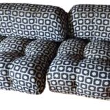 Pair of camaleonda armchairs by Mario Bellini B&B Italia 70