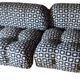 Pair of camaleonda armchairs by Mario Bellini B&B Italia 70