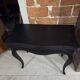 console noire en bois
