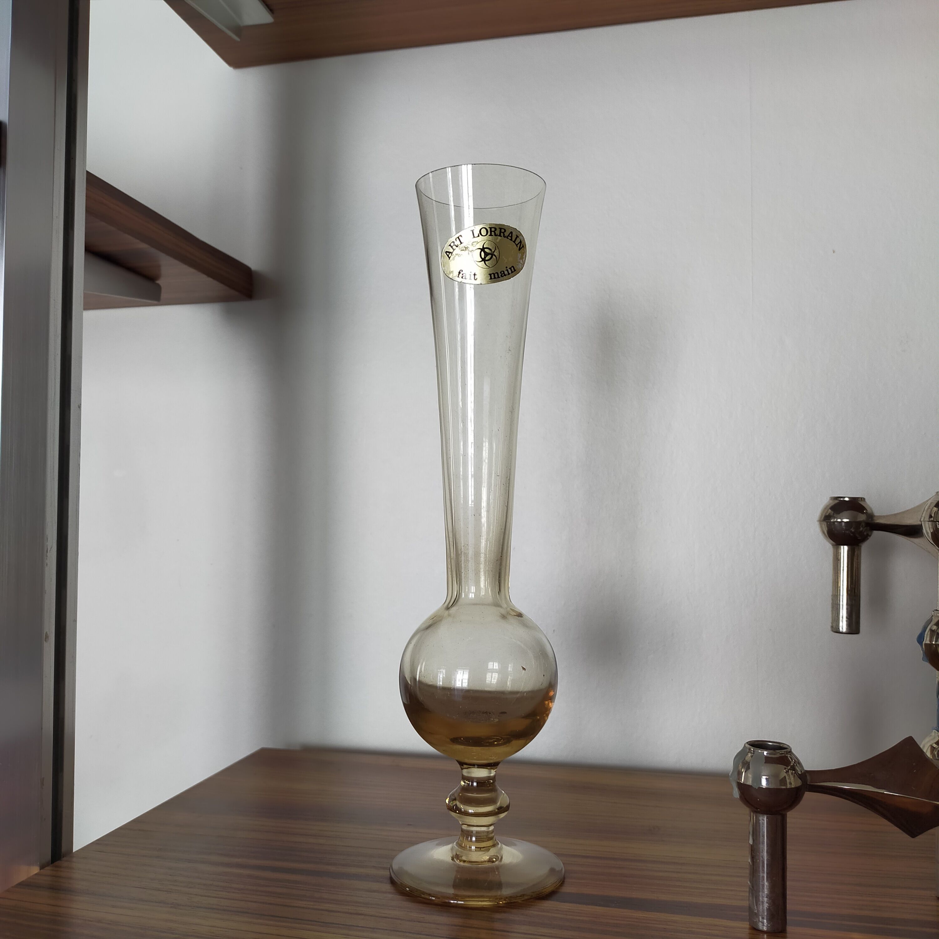 Seventies crystal vase