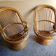 Fauteuil en bambou année 70