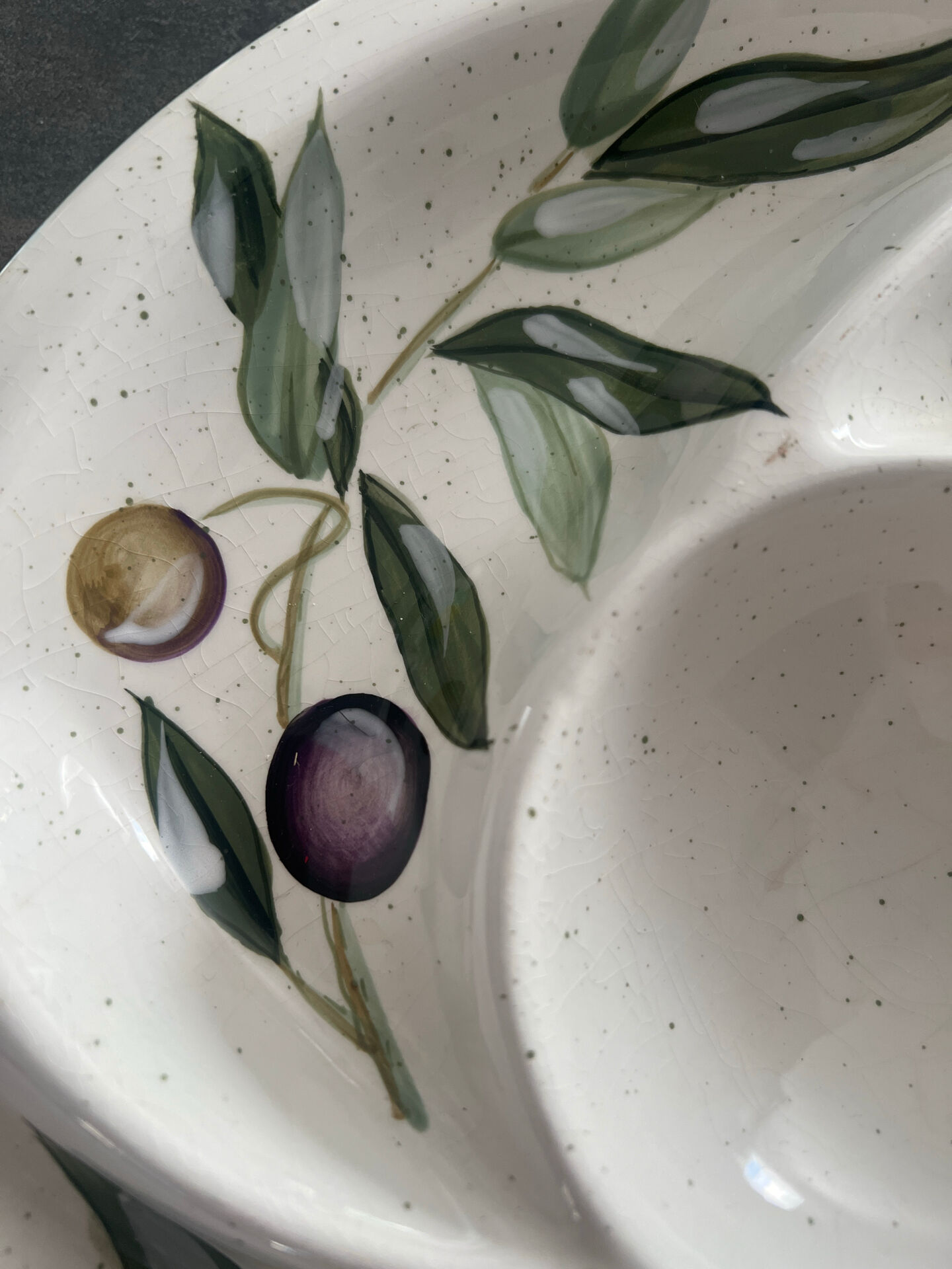 Dish, aperitif, ceramic