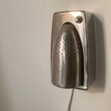 2 appliques murales industrielles aluminium design 1960