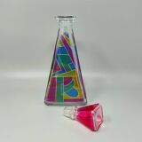 1970s Stunning Decanter or Decorative Bottle by Luigi Bormioli. Made in Ita