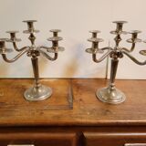 Paire de chandeliers 5 branches