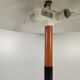 Black mushroom lamp Aluminor years 80