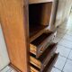 Bedside table in oak – rustic style