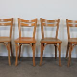Set of 8 Baumann bistro chairs