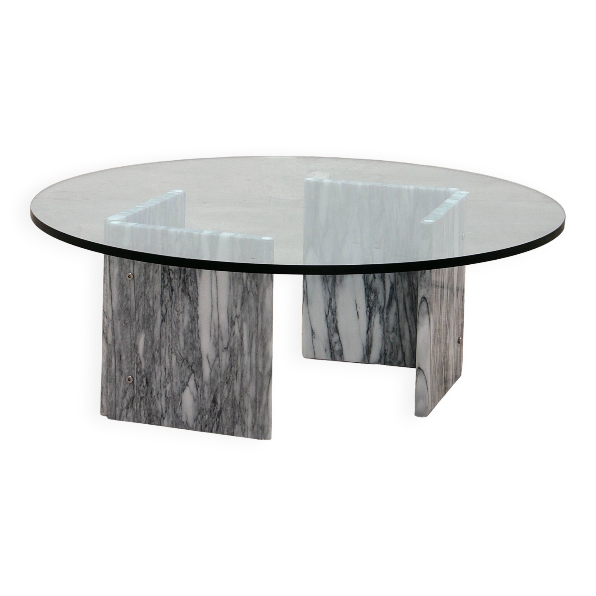 Vintage Design Italian marble vintage coffee table, 1970s Italy