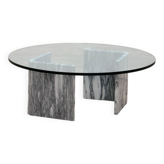 Vintage Design Italian marble vintage coffee table, 1970s Italy