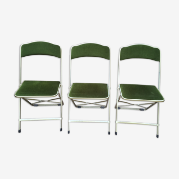 Ensemble de 3 chaises pliantes