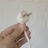 Lampe de bureau vintage du milieu du siècle, lampe de table en cuivre et verre, style Art déco, années 80