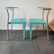 2 chaises dr glob de Philippe starck pour Kartell, 1980s