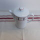 Cafetière basque bleu et rouge