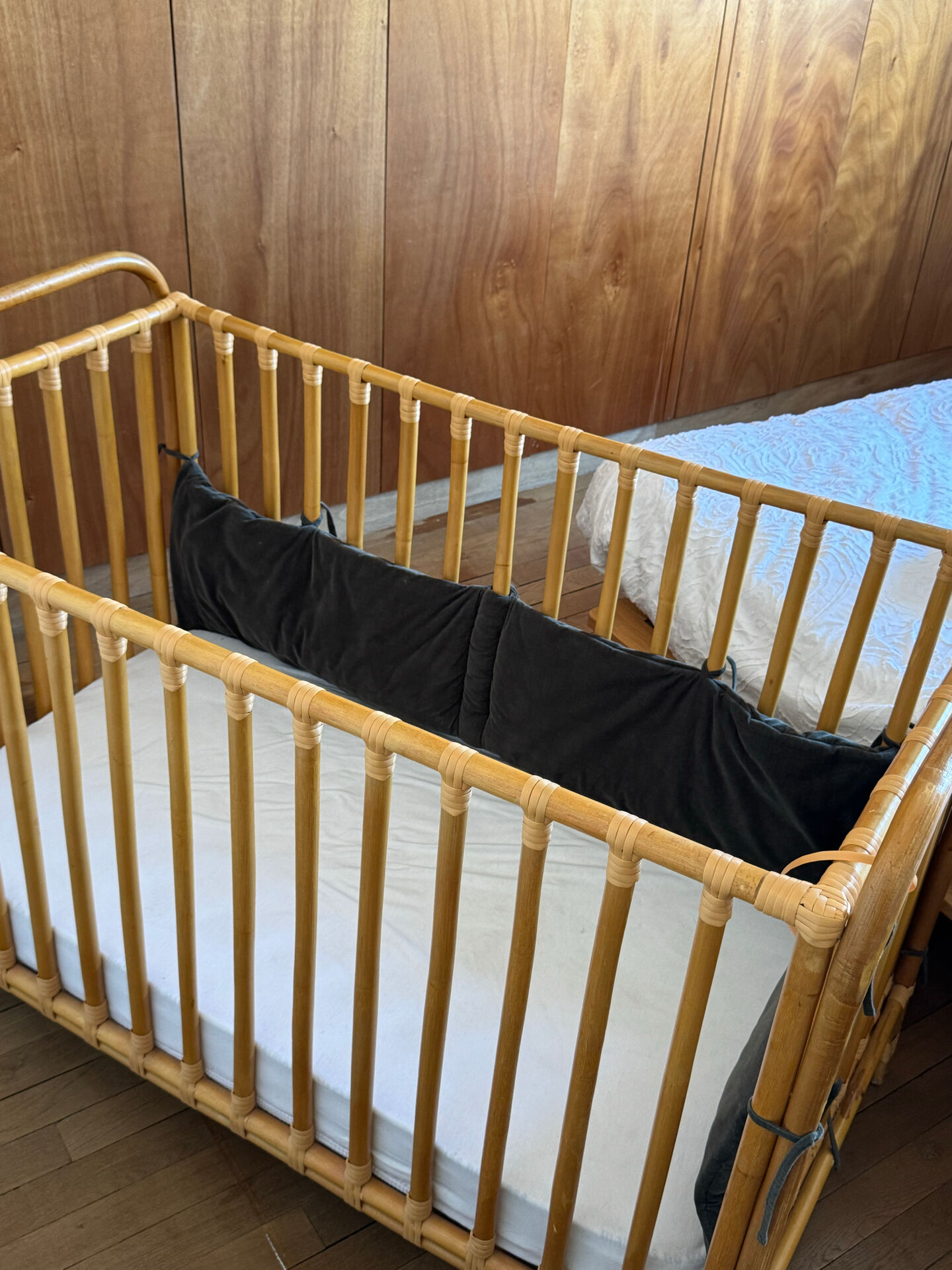 Lit enfant Bonton rotin