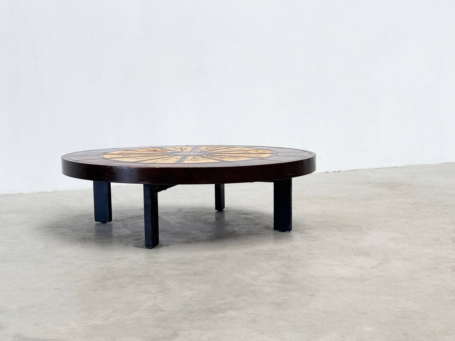 Rare Roger Capron ceramic coffee table