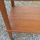 Pair of vintage 50s oak side tables